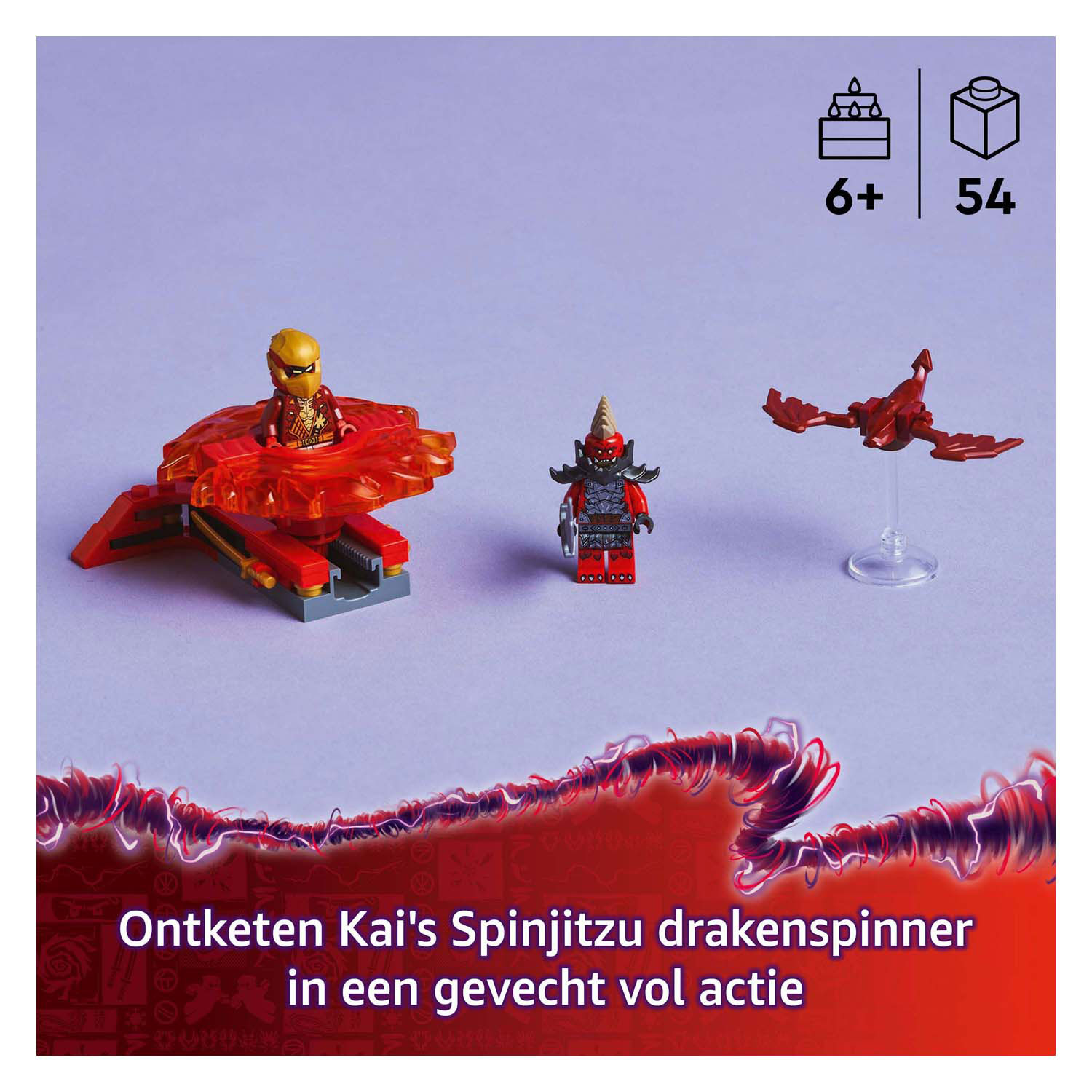 LEGO Ninjago 71823 La fileuse du dragon Spinjitzu de Kai