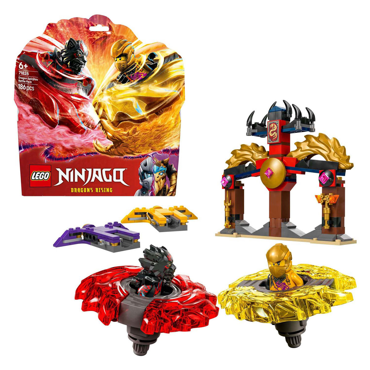 LEGO Ninjago 71826 Pack de combat du dragon Spinjitzu