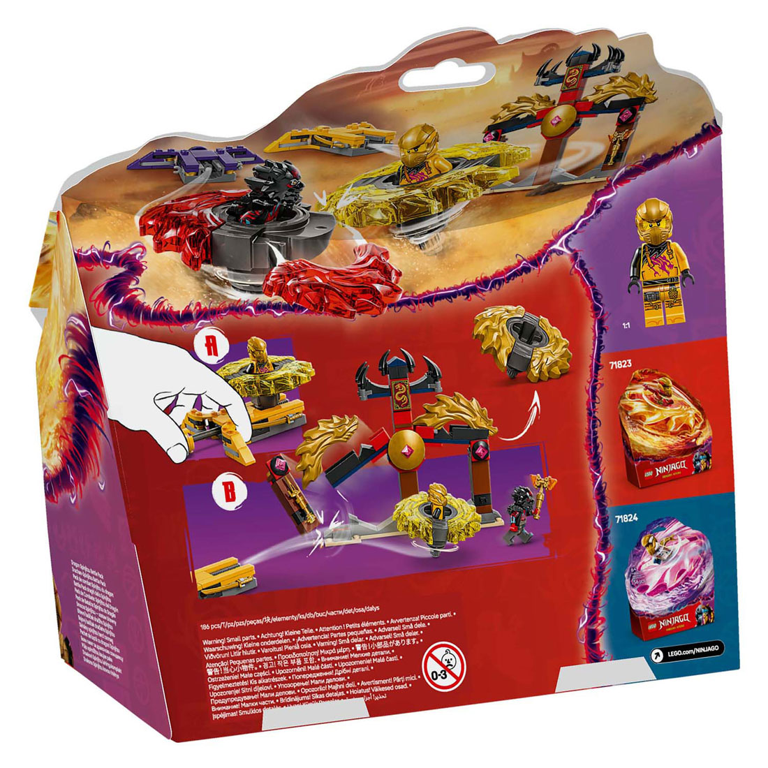 LEGO Ninjago 71826 Pack de combat du dragon Spinjitzu