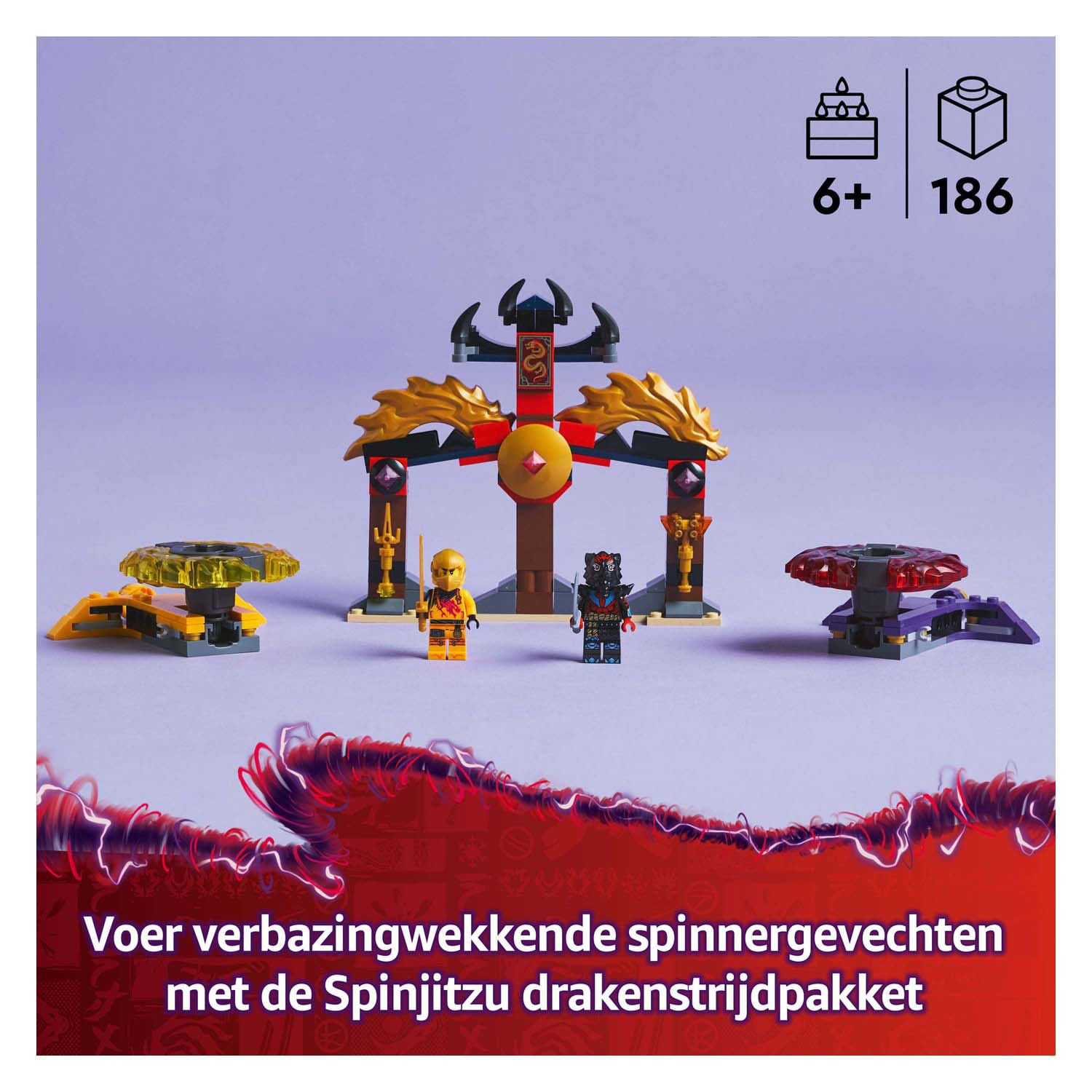 LEGO Ninjago 71826 Pack de combat du dragon Spinjitzu