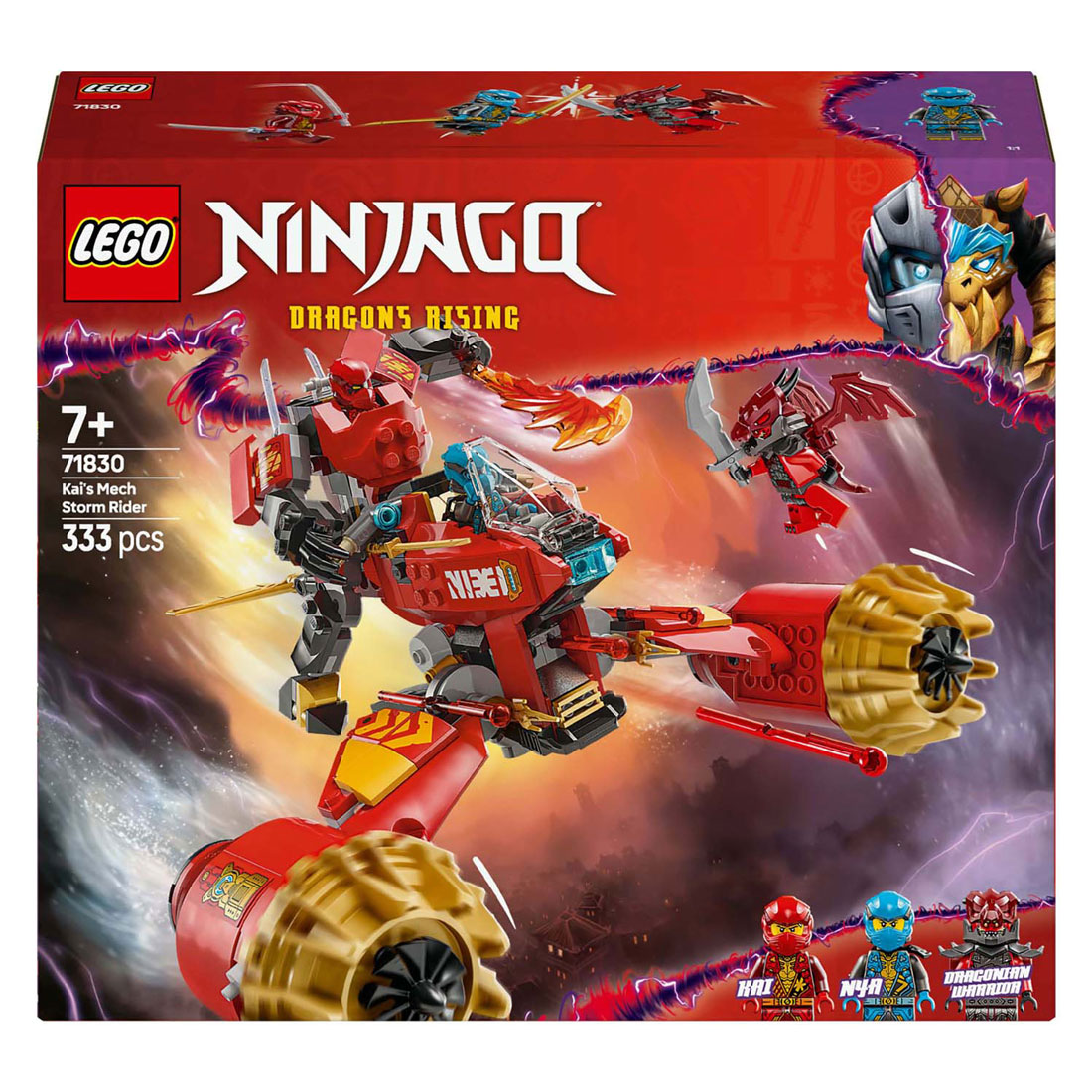 LEGO Ninjago 71830 Le véhicule Mechastorm de Kai