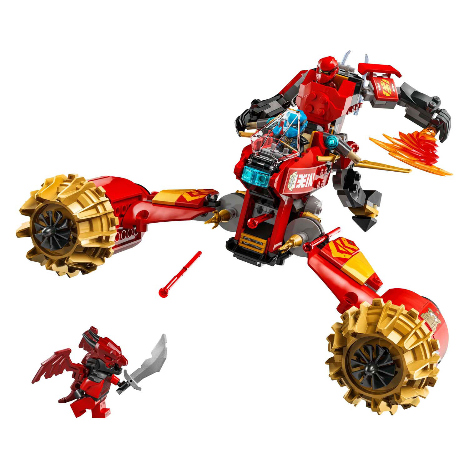 LEGO Ninjago 71830 Le véhicule Mechastorm de Kai