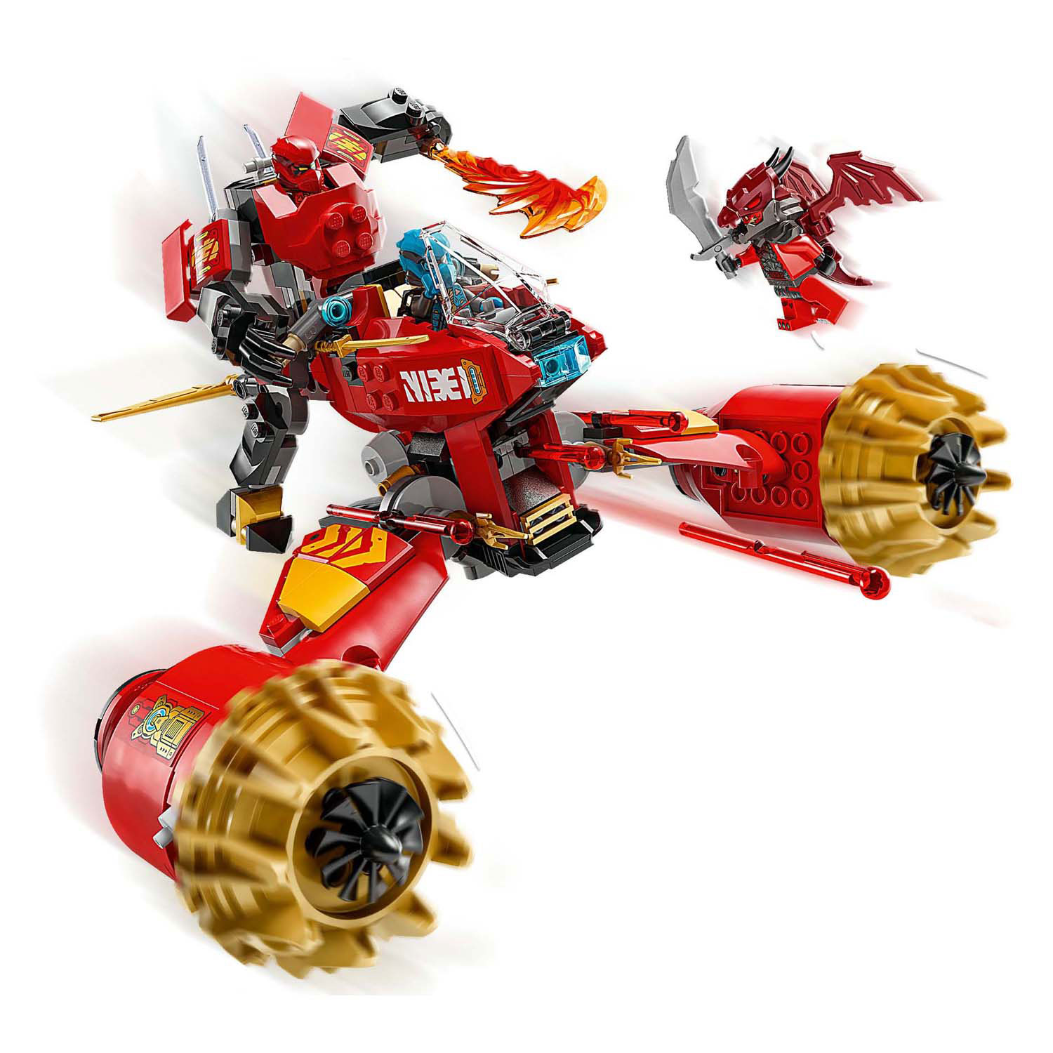 LEGO Ninjago 71830 Le véhicule Mechastorm de Kai