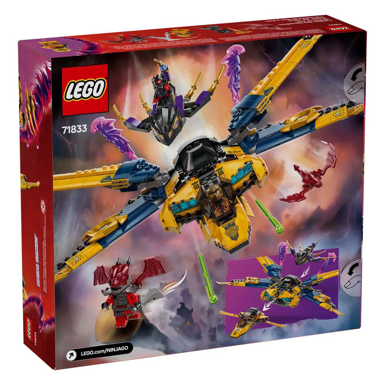 LEGO Ninjago 71833 Ras En Arins Superstormvliegtuig