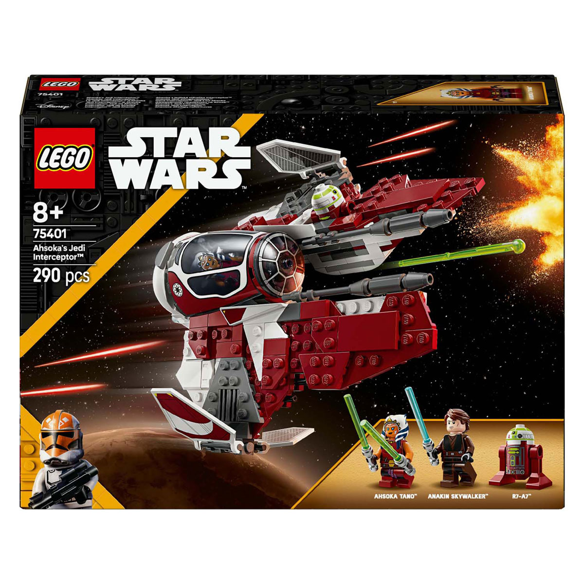 LEGO Star Wars 75401 Ahsoka's Jedi Interceptor