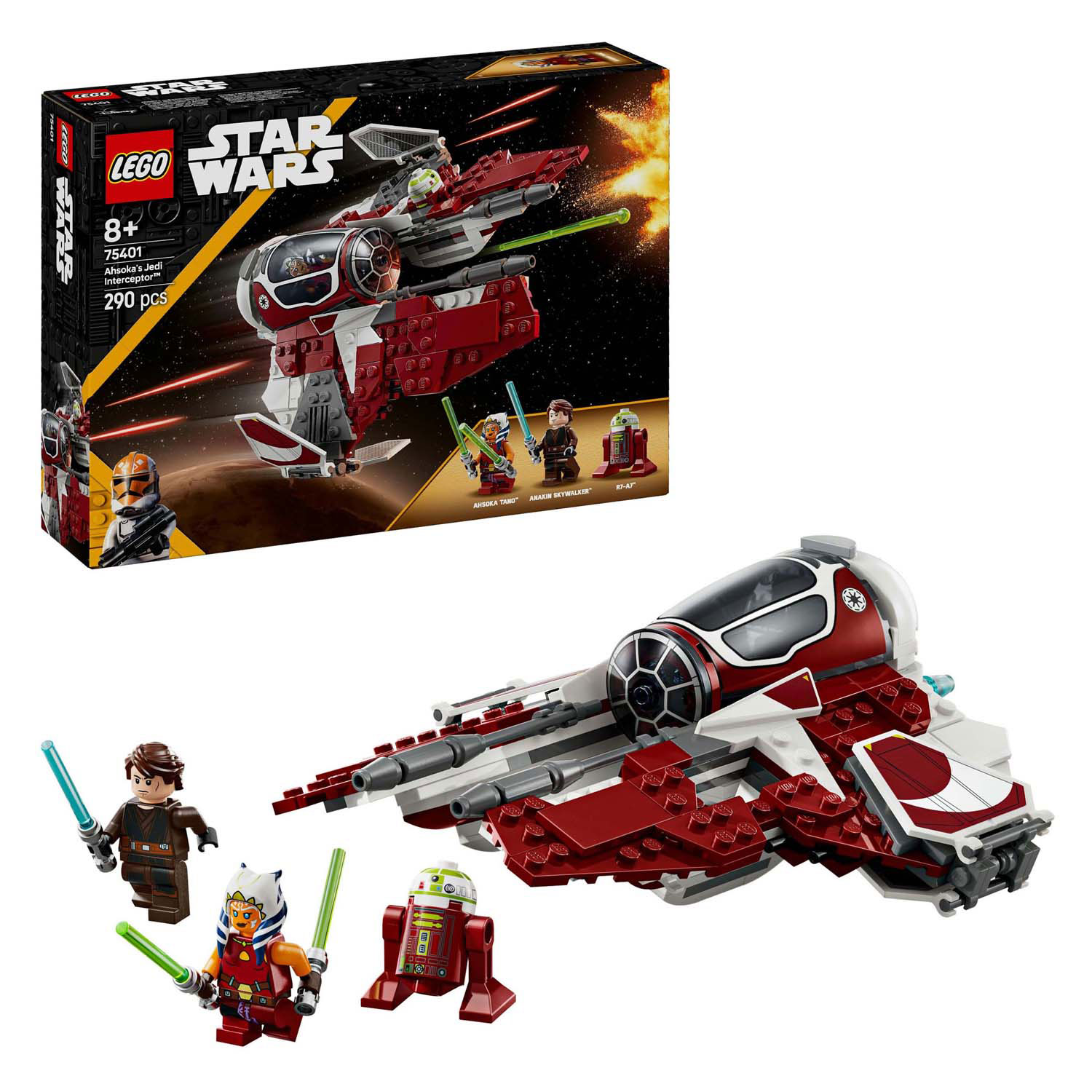 LEGO Star Wars 75401 Ahsoka's Jedi Interceptor