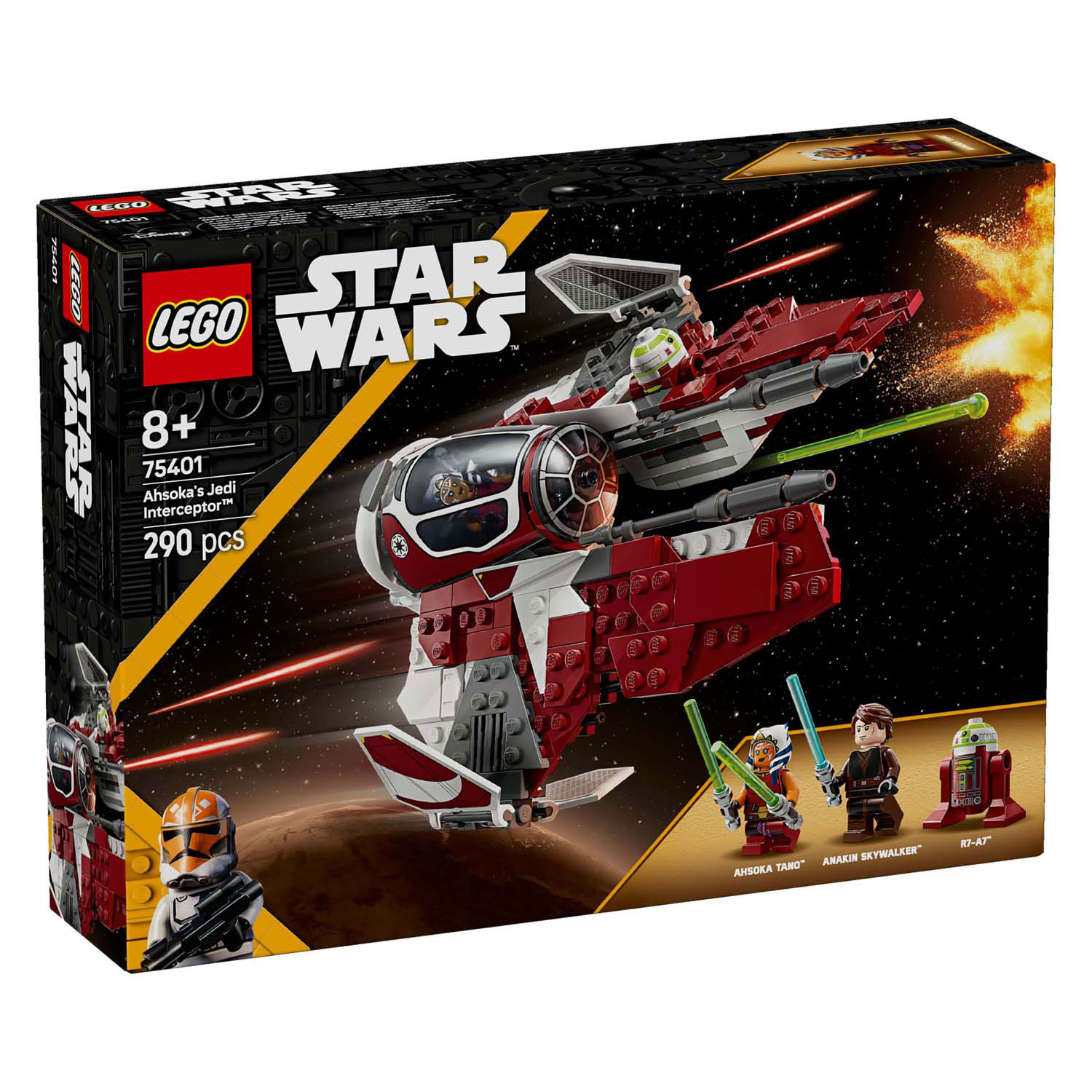 LEGO Star Wars 75401 Ahsoka's Jedi Interceptor