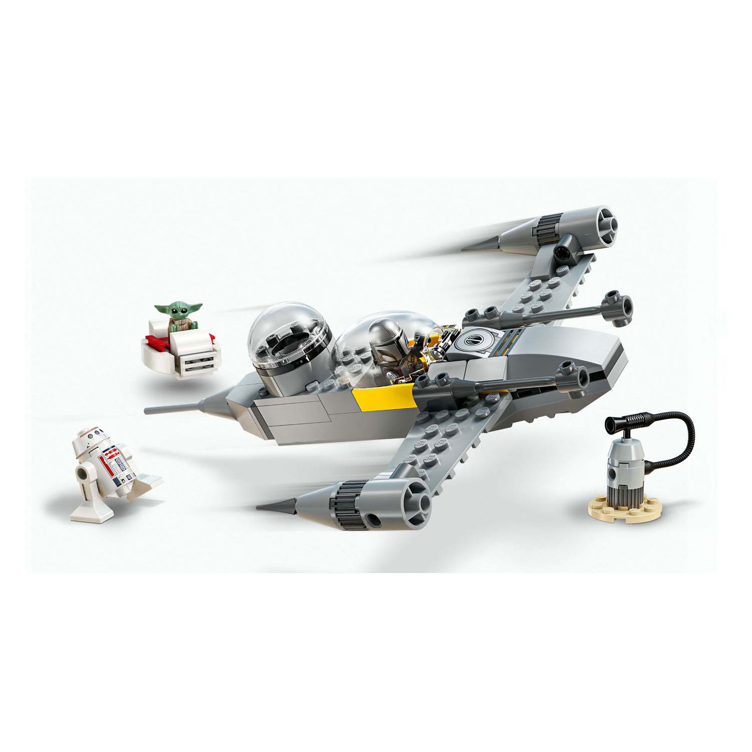 LEGO Star Wars 75410 Mando en Grogu's N-1 Starfighter