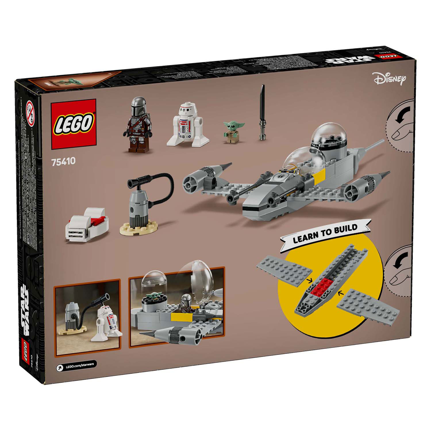 LEGO Star Wars 75410 Mando en Grogu's N-1 Starfighter