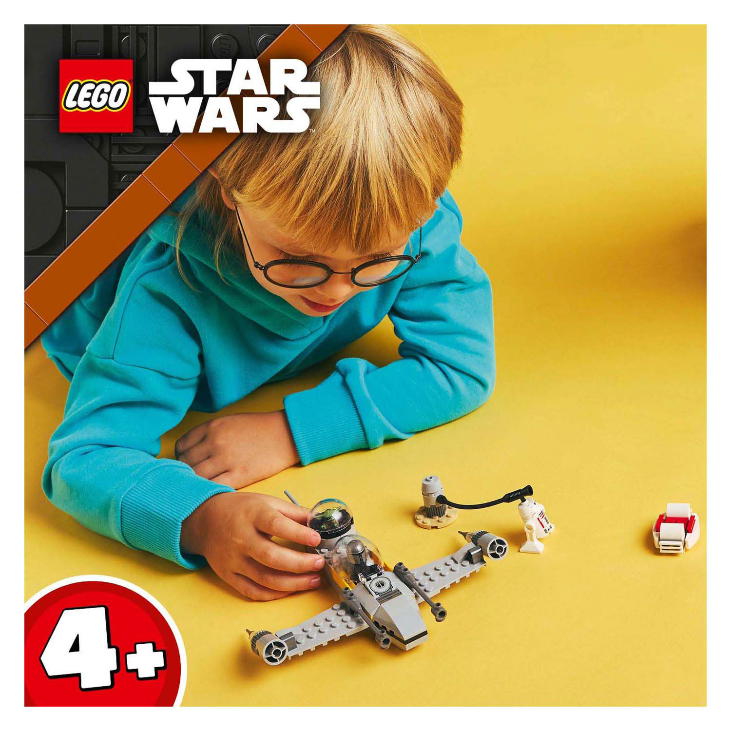 LEGO Star Wars 75410 Mando en Grogu's N-1 Starfighter