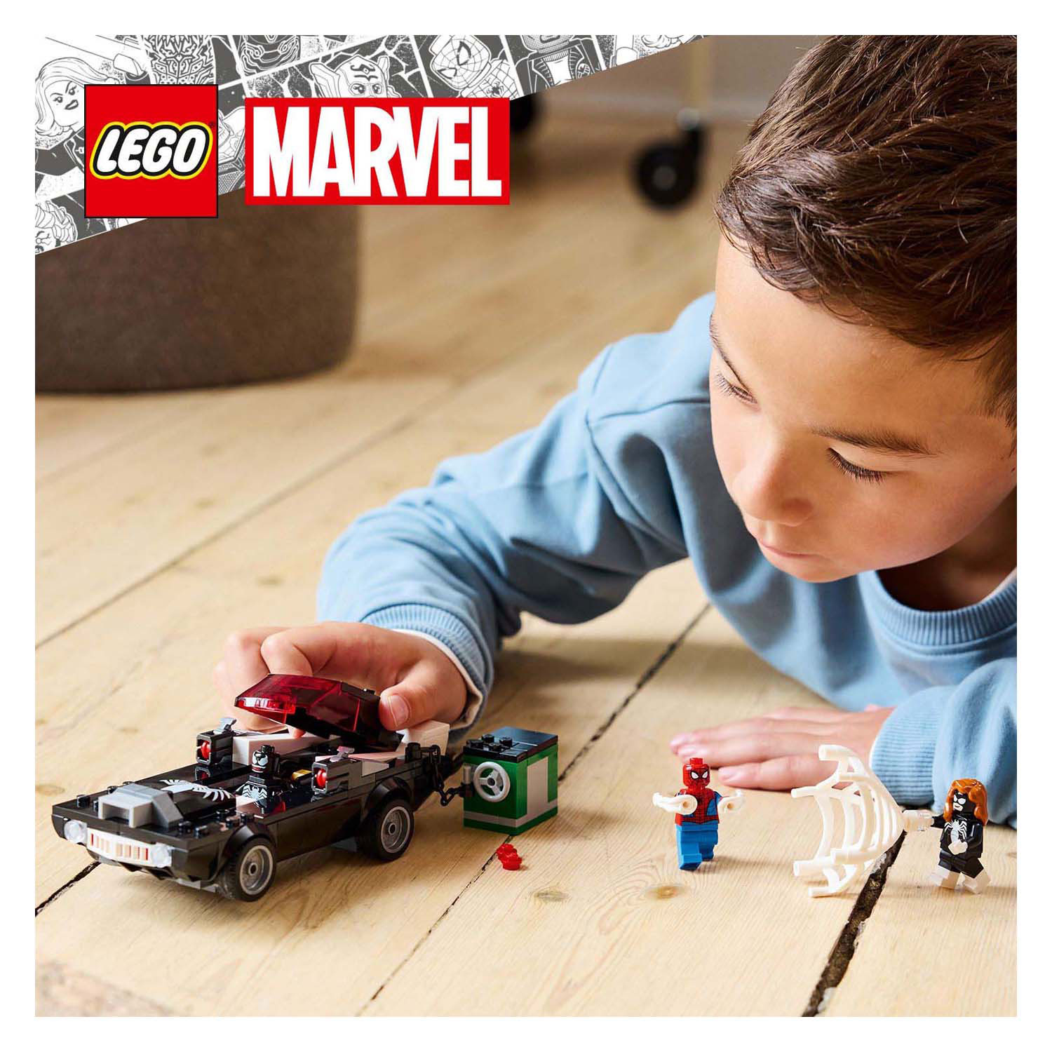 LEGO Super Heroes 76309 Spider-Man Vs. Venoms Klassieke Auto