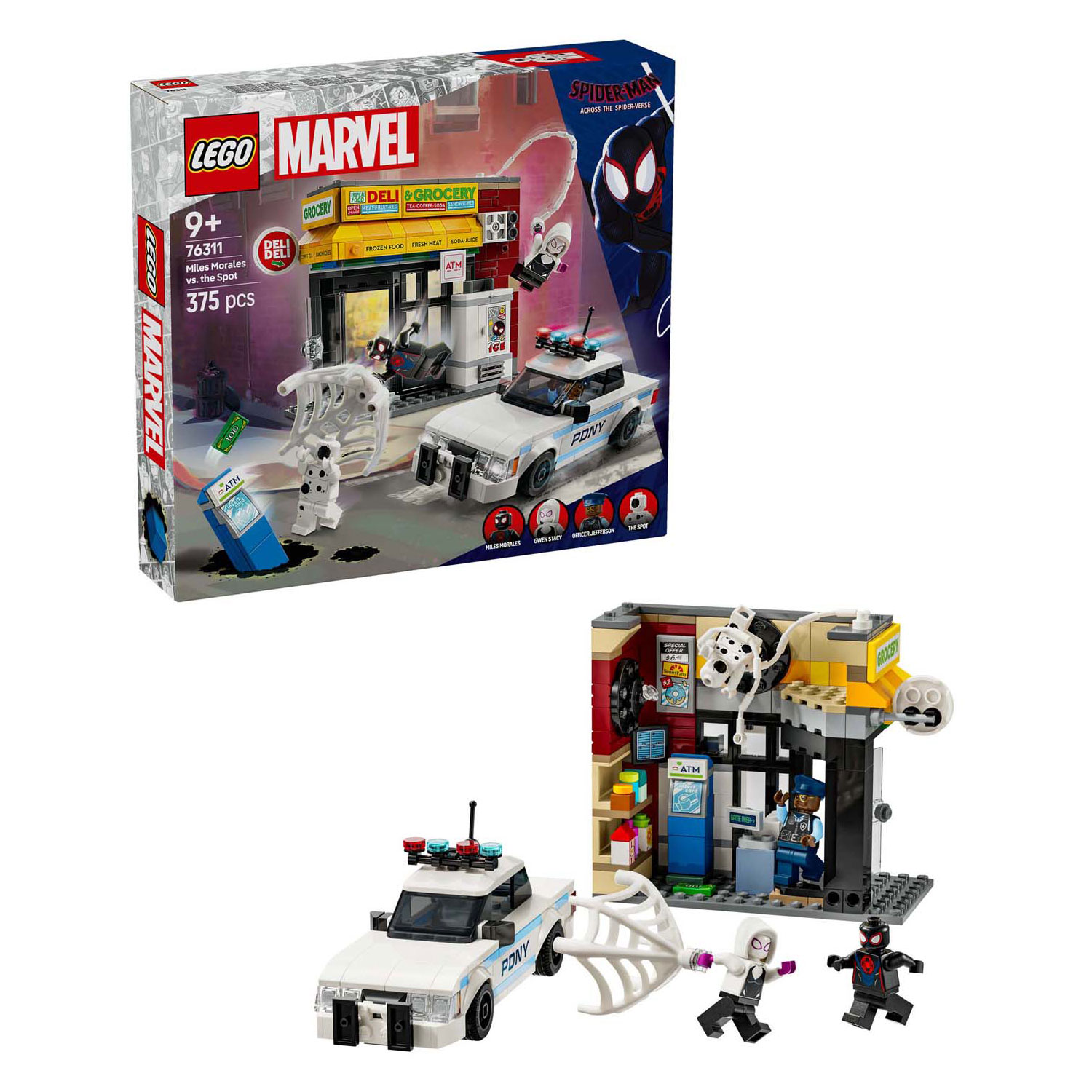 LEGO Super Heroes 76311 Spider-Verse: Miles Morales Vs. De Spot