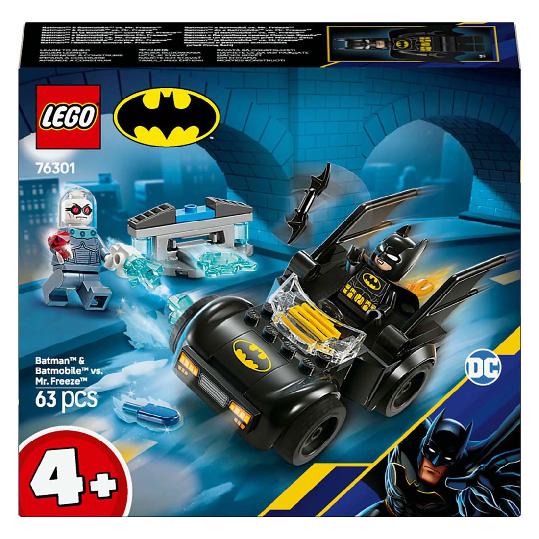 LEGO DC 76301 Baan en Baobile Vs. Mr. Freeze