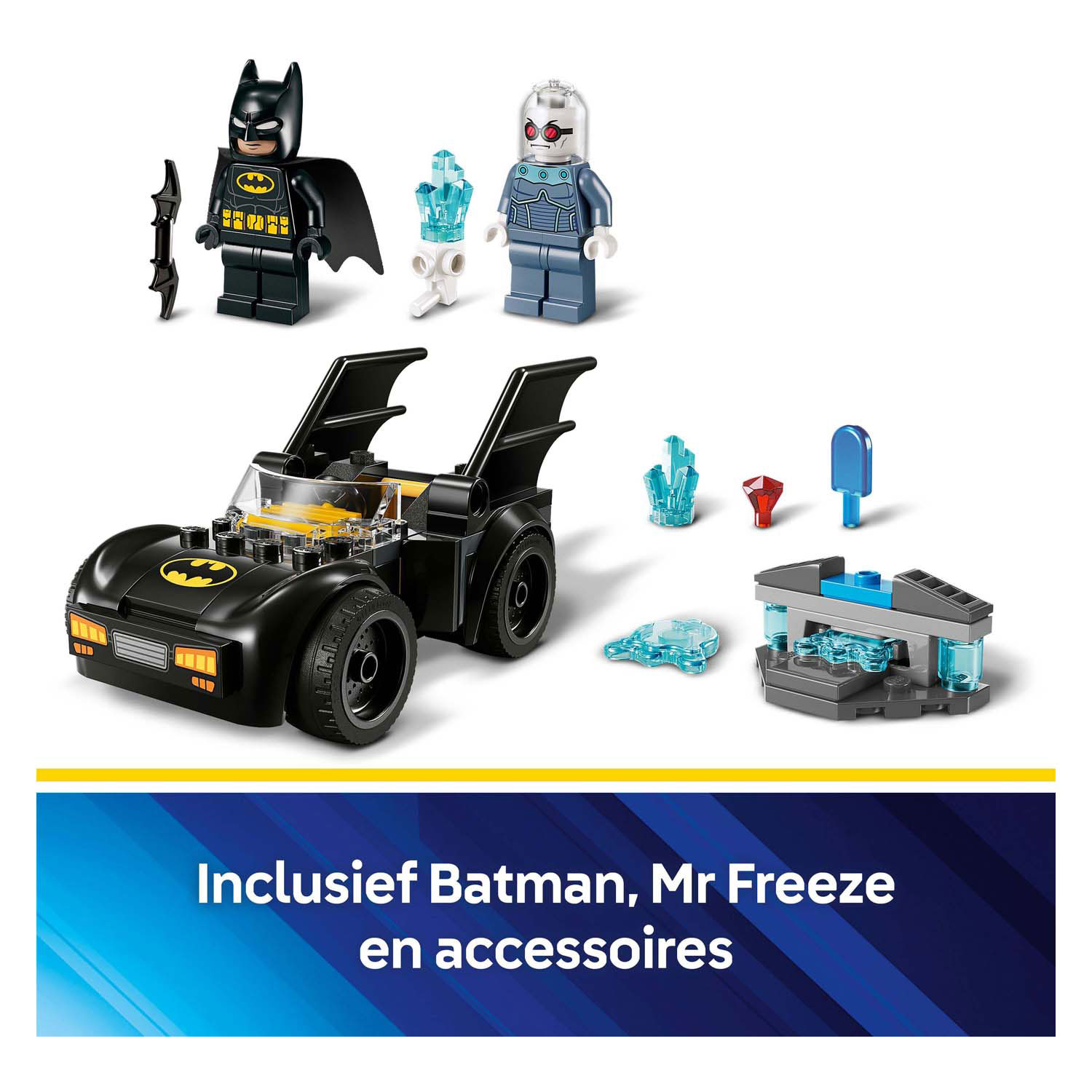 LEGO DC 76301 Baan en Baobile Vs. Mr. Freeze