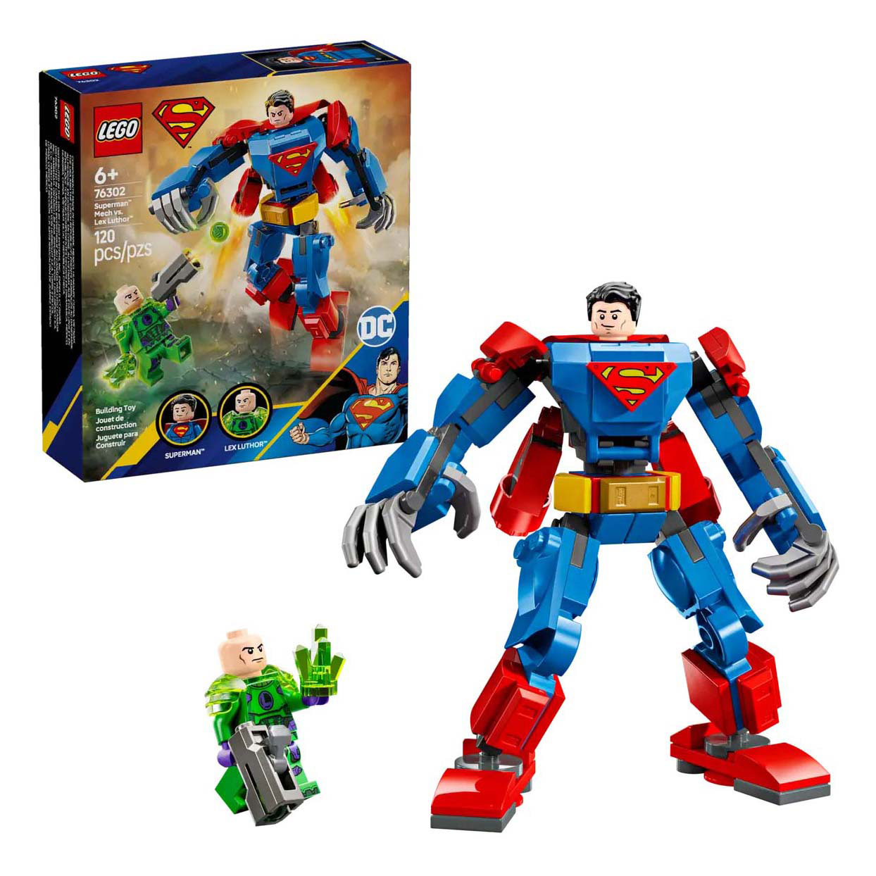 LEGO DC 76302 Superman Mecha Vs. Lex Luthor