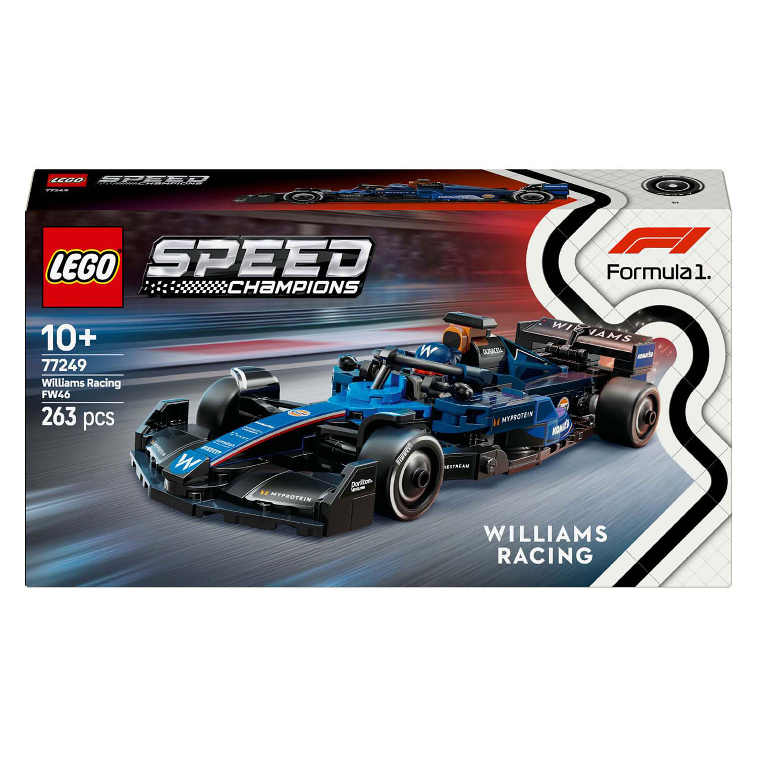 LEGO Speed ​​Champions 77249 Williams Racing FW46 F1 Rennwagen