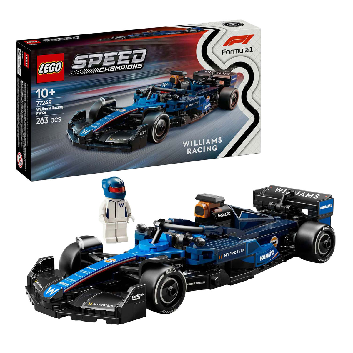 LEGO Speed ​​Champions 77249 Williams Racing FW46 F1 Rennwagen