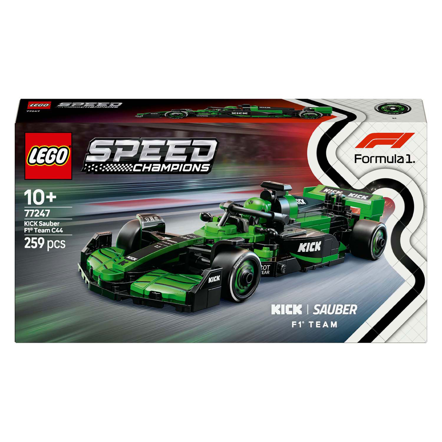 LEGO Speed ​​Champions 77247 KICK Sauber F1 Team C44 Rennwagen