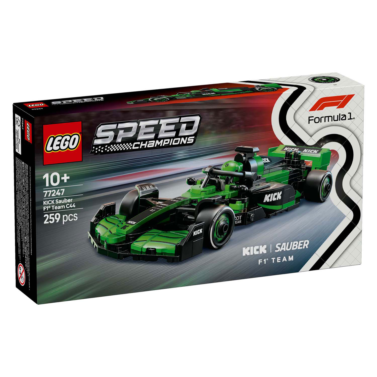 LEGO Speed ​​Champions 77247 KICK Sauber F1 Team C44 Rennwagen