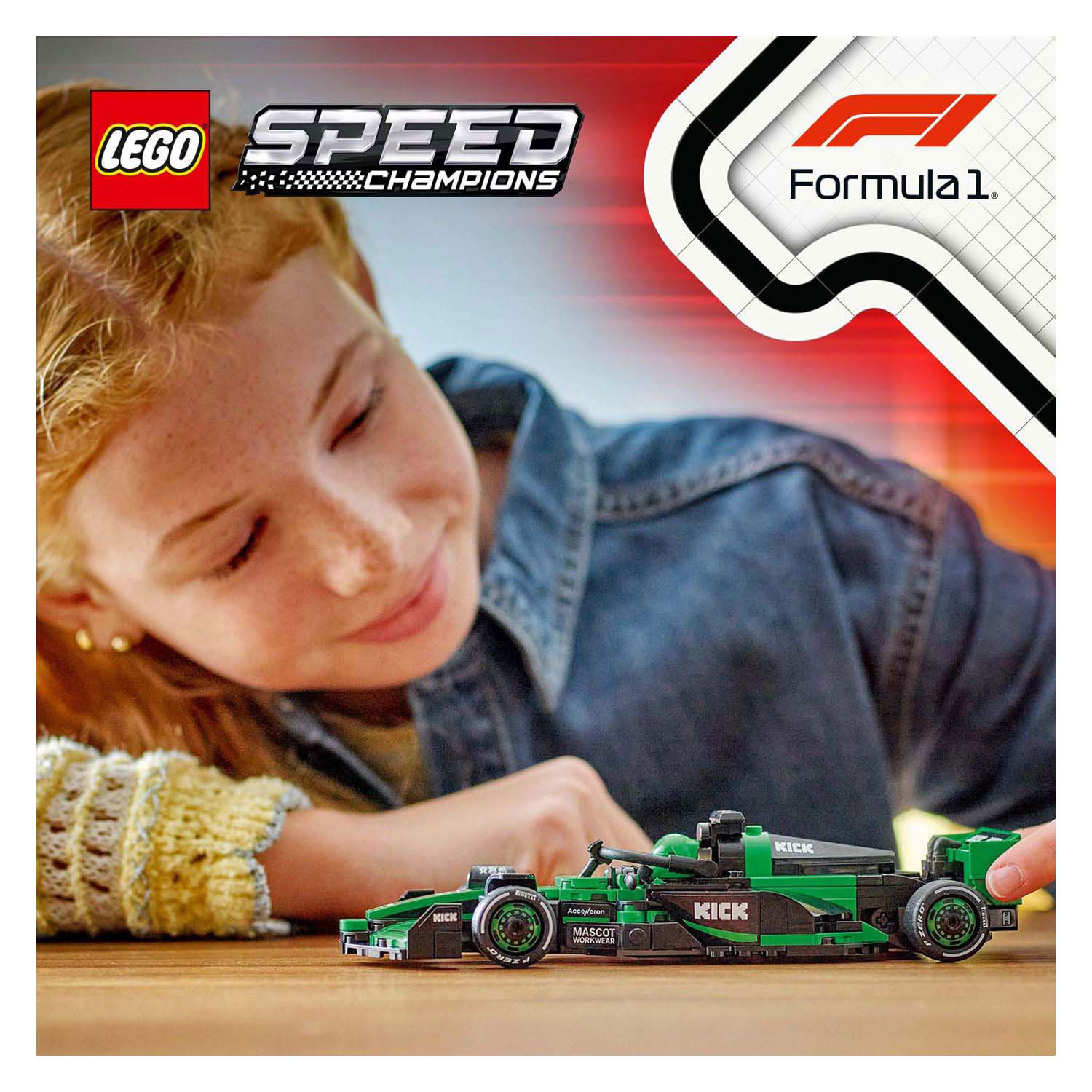 LEGO Speed ​​Champions 77247 KICK Sauber F1 Team C44 Rennwagen