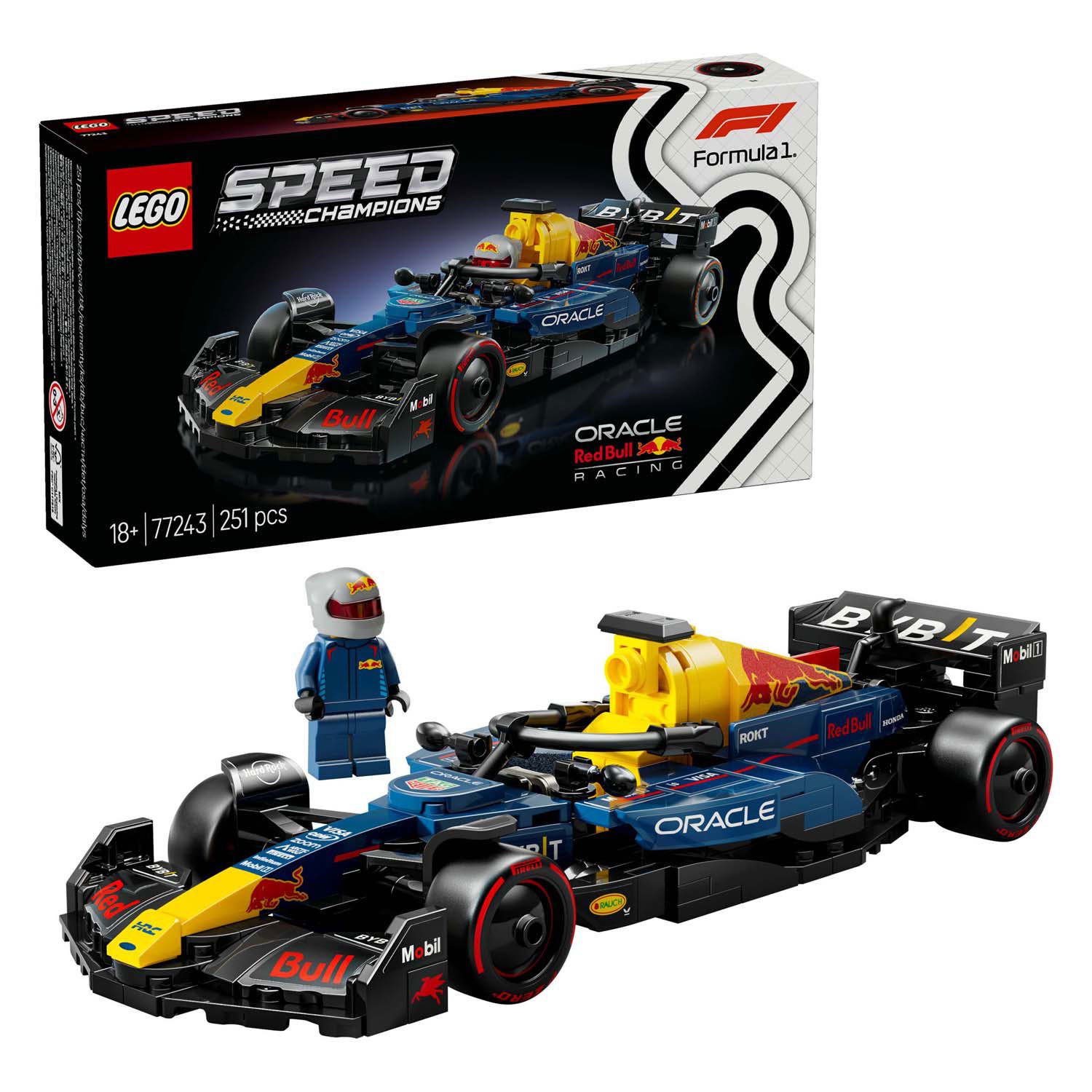 LEGO Speed ​​Champions 77243 Oracle Red Bull Racing RB20 F1-Rennwagen