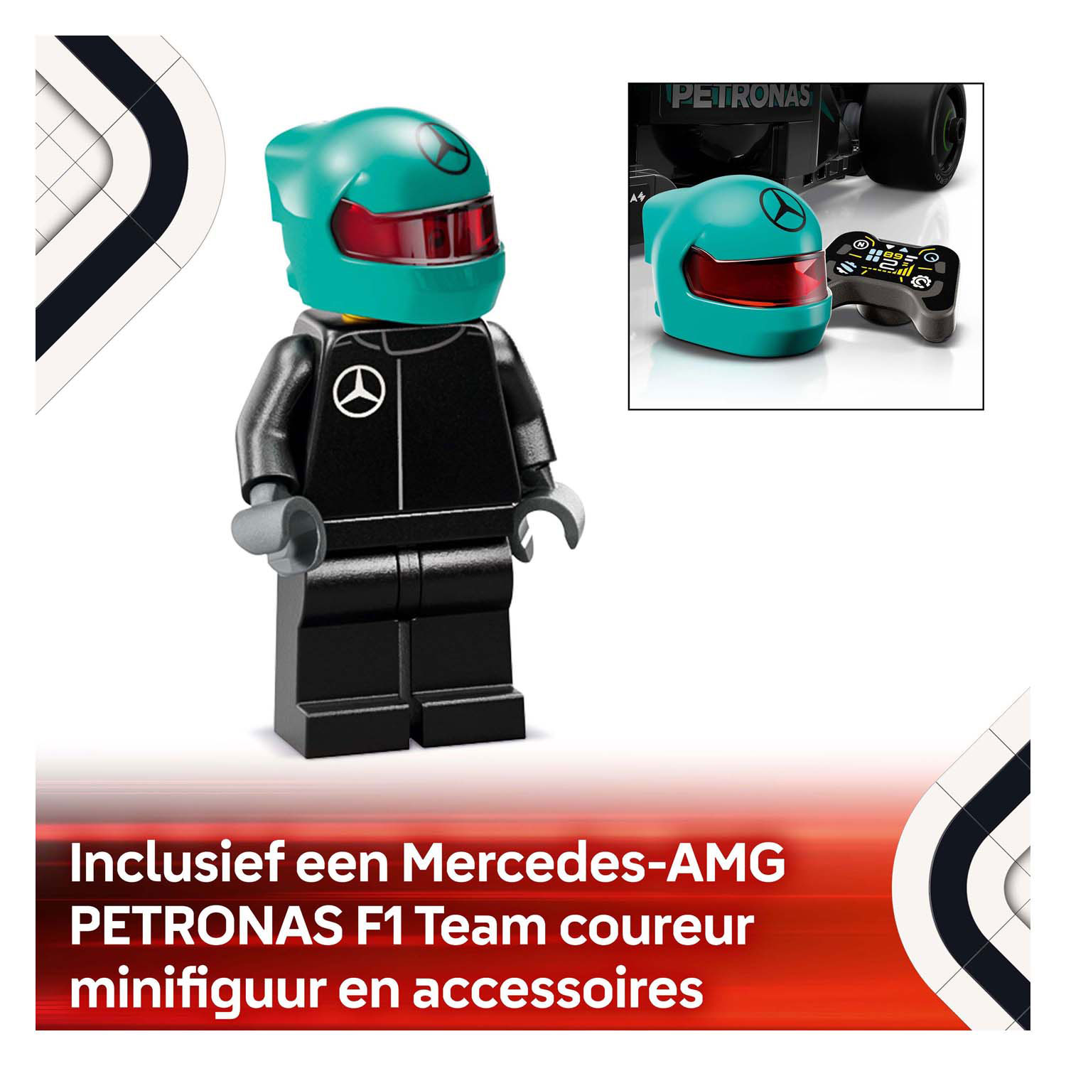 LEGO Speed ​​Champions 77244 Mercedes-AMG F1 W15 Rennwagen