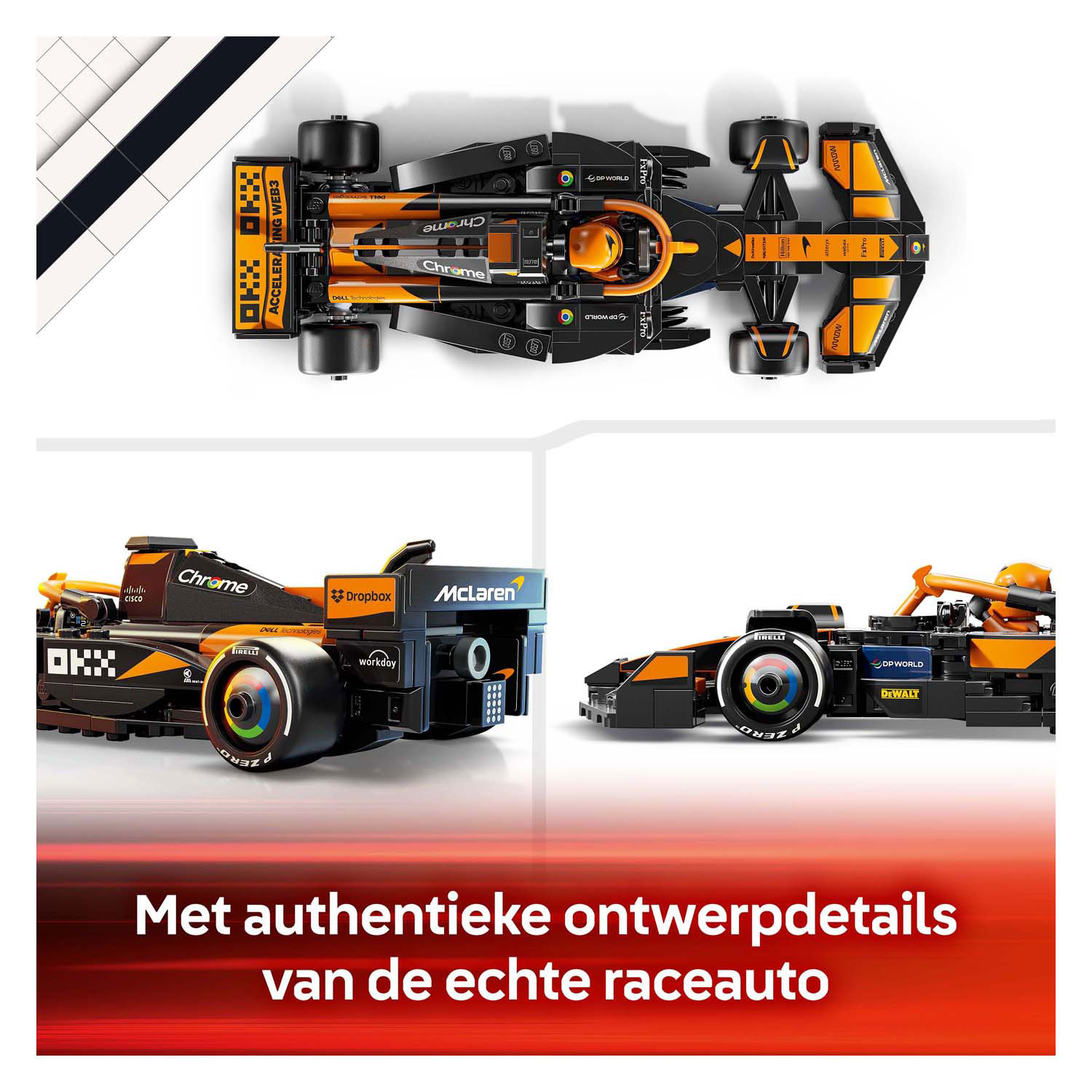 LEGO Speed ​​Champions 77251 McLaren F1 Team MCL38 Rennwagen