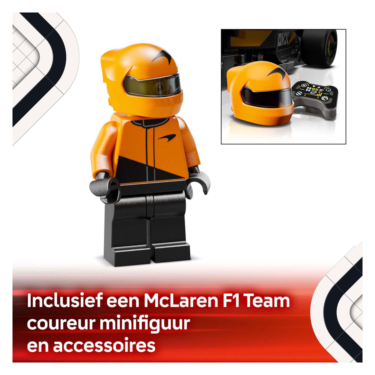 LEGO Speed ​​Champions 77251 McLaren F1 Team MCL38 Rennwagen