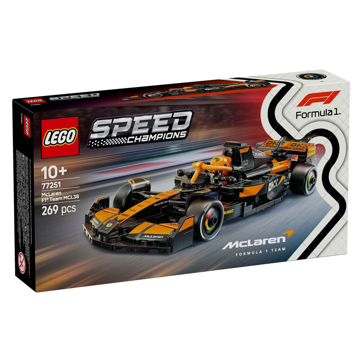 LEGO Speed ​​Champions 77251 McLaren F1 Team MCL38 Rennwagen