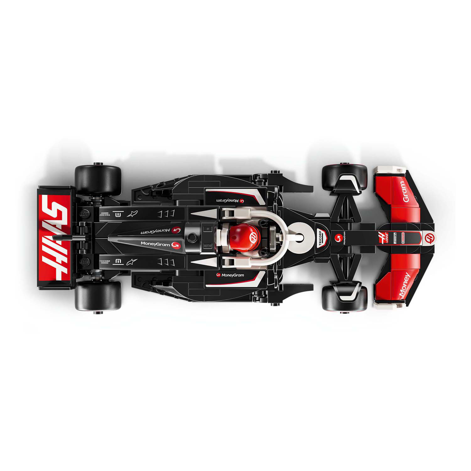 LEGO Speed ​​Champions 77250 MoneyGram Haas F1 Team VF-24 Rennwagen