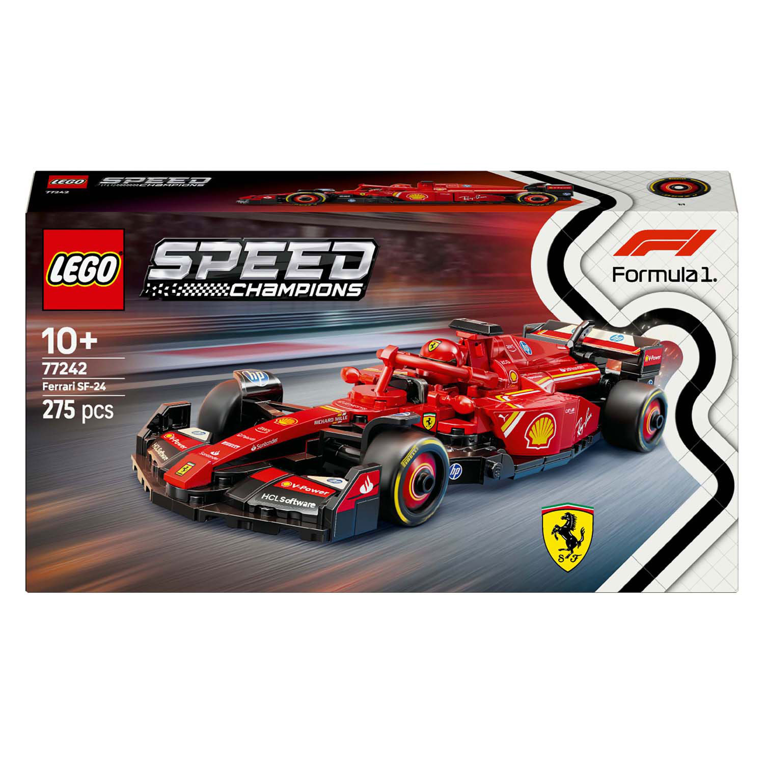 LEGO Speed ​​Champions 77242 Ferrari SF-24 F1 Rennwagen