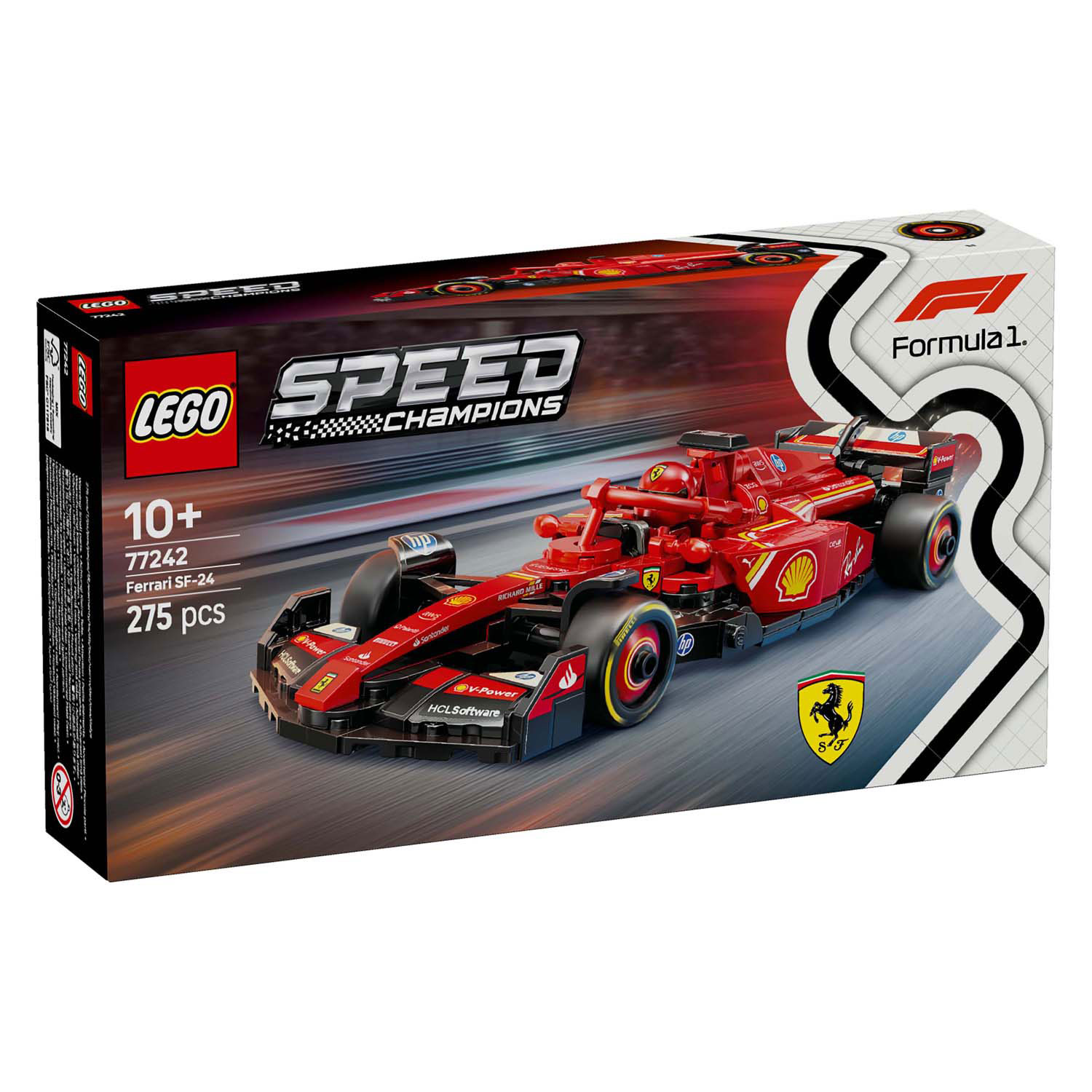 LEGO Speed ​​Champions 77242 Ferrari SF-24 F1 Rennwagen