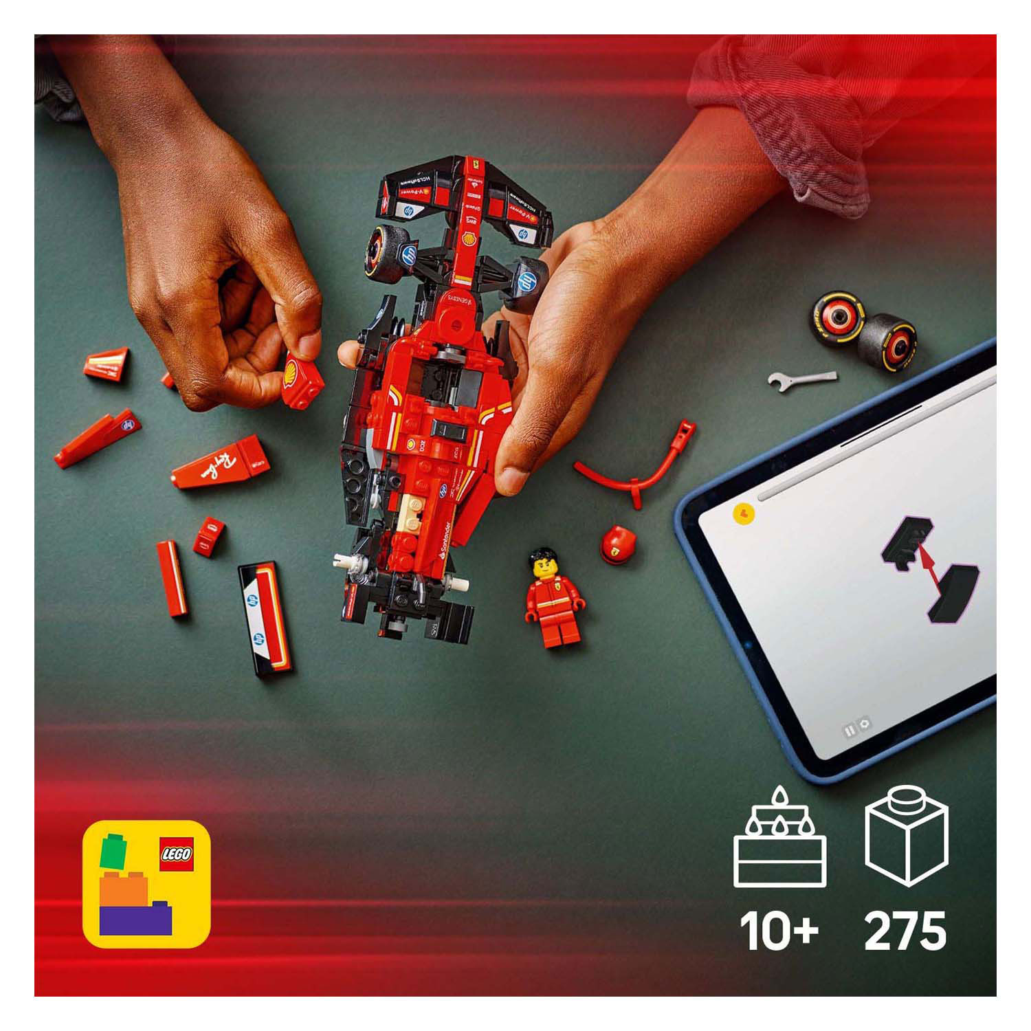 LEGO Speed ​​Champions 77242 Ferrari SF-24 F1 Rennwagen