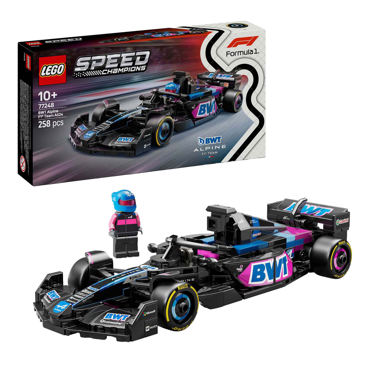 LEGO Speed Champions 77248 BWT Alpine F1 Team A524 Racewagen