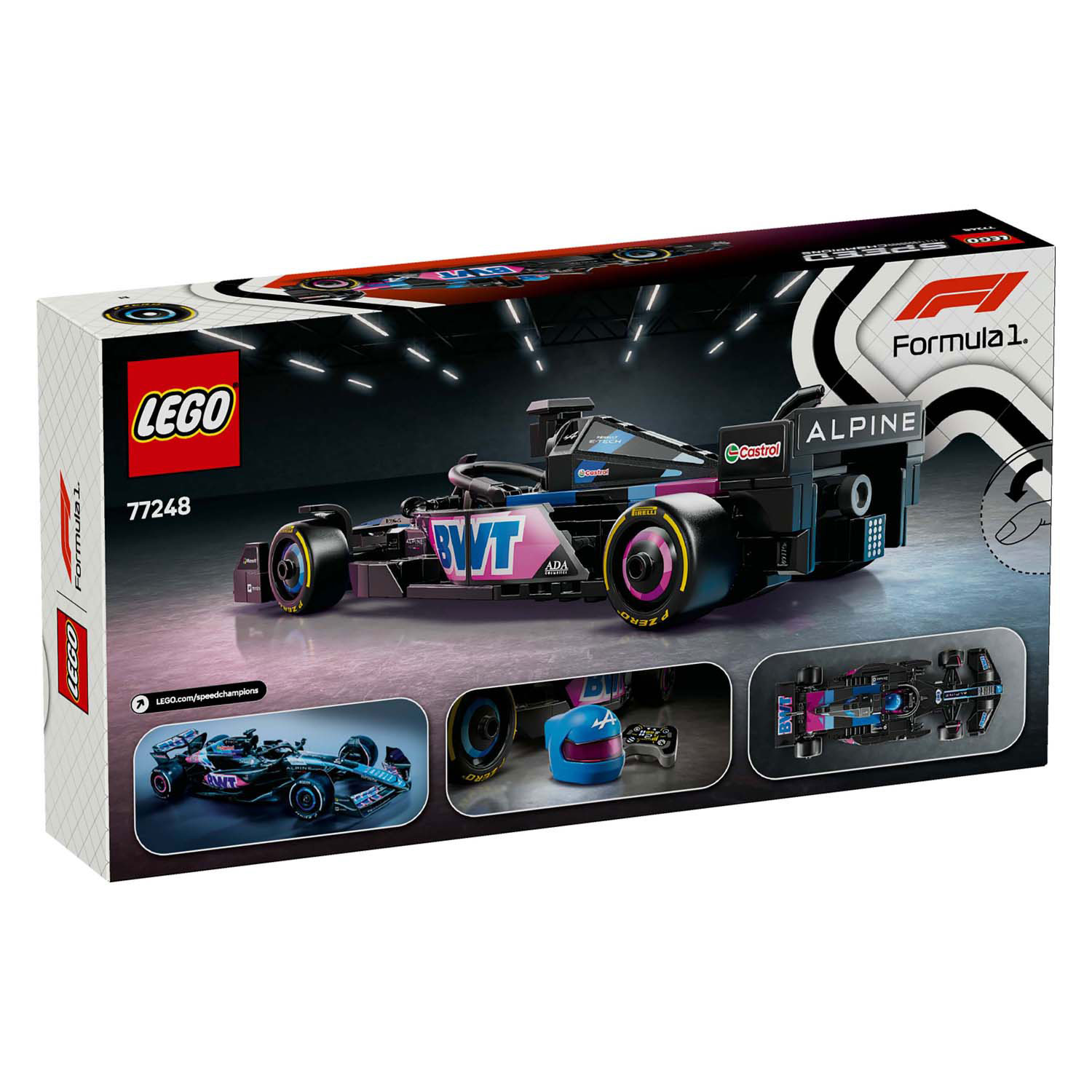 LEGO Speed Champions 77248 BWT Alpine F1 Team A524 Racewagen