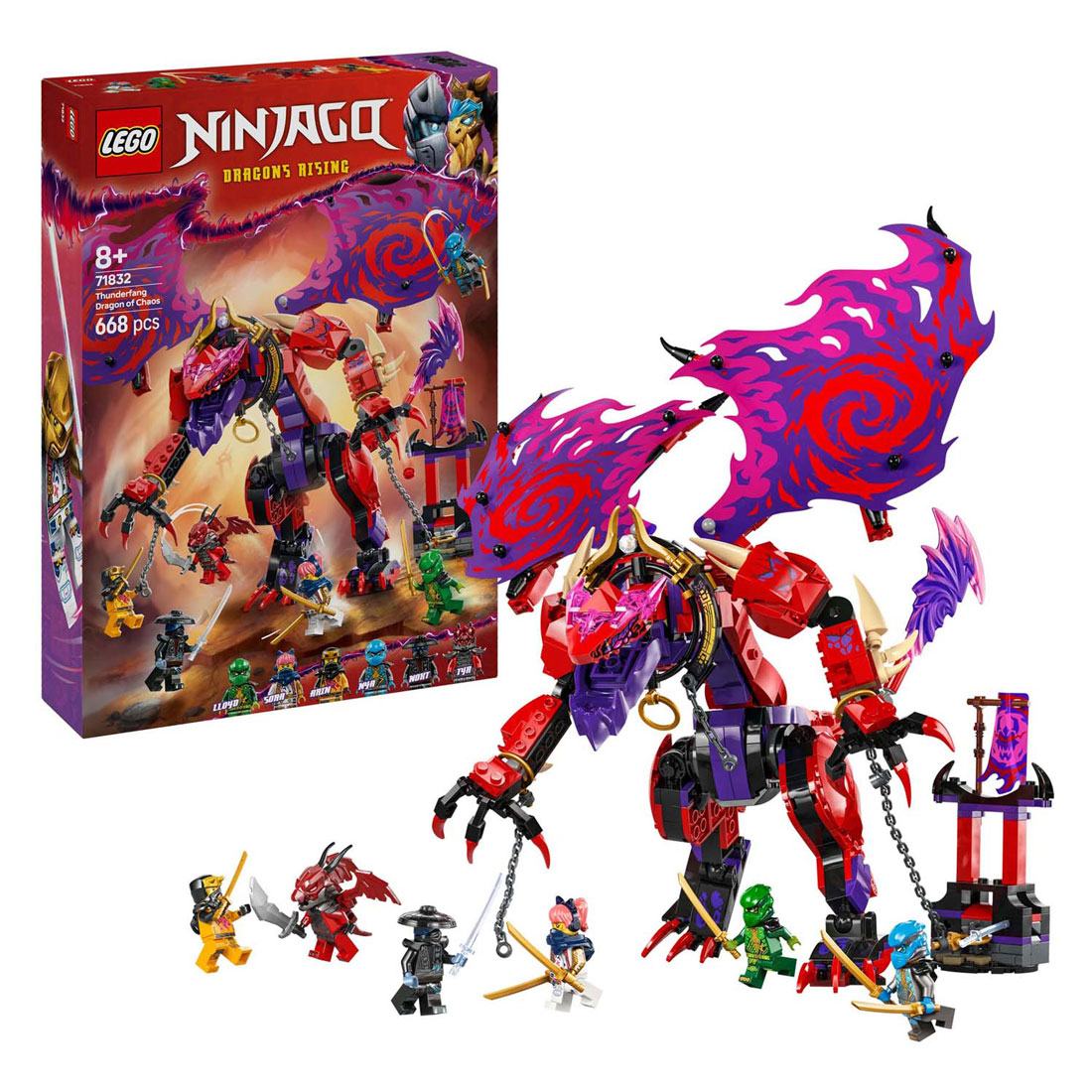 LEGO Ninjago 71832 Thunderfang Dragon of Chaos