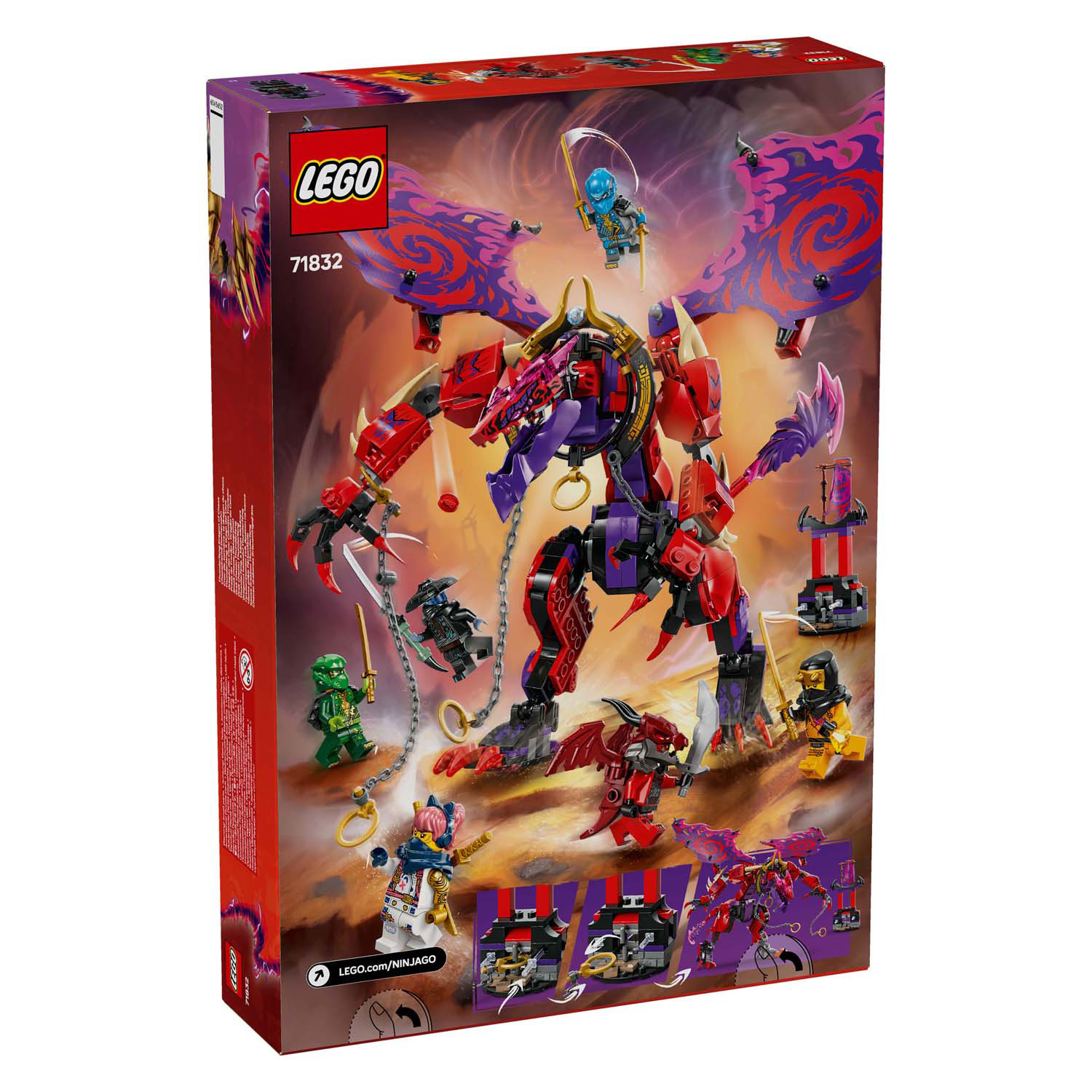 LEGO Ninjago 71832 Thunderfang Dragon of Chaos