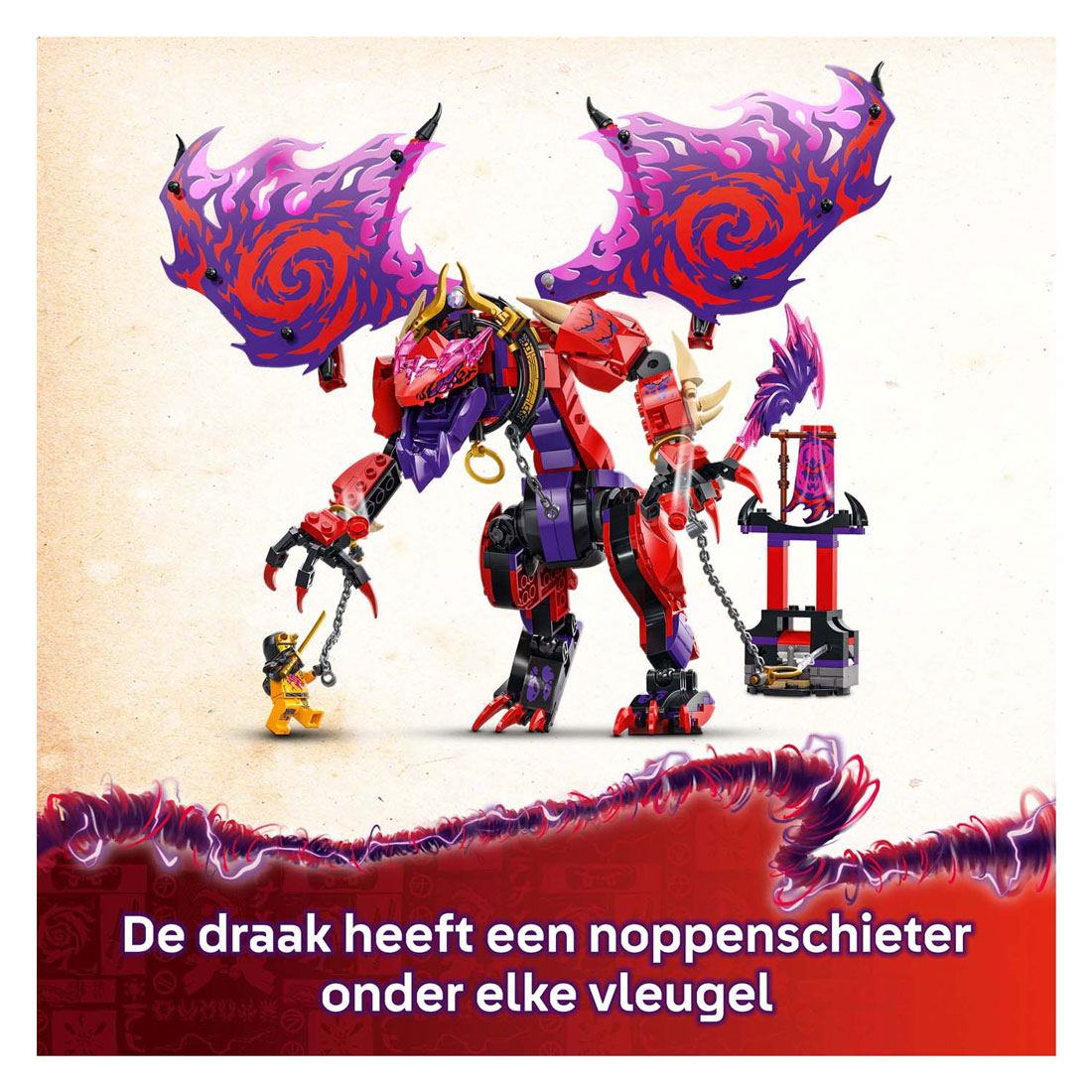 LEGO Ninjago 71832 Thunderfang Dragon of Chaos