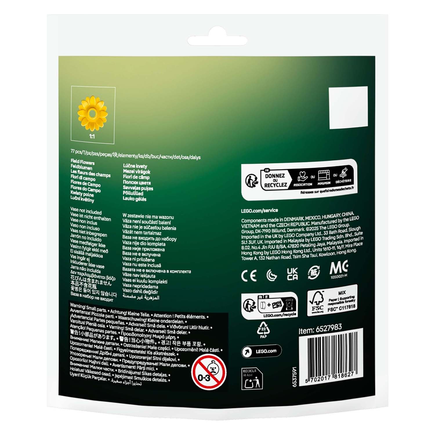 LEGO Botanicals 30701 Fleurs sauvages