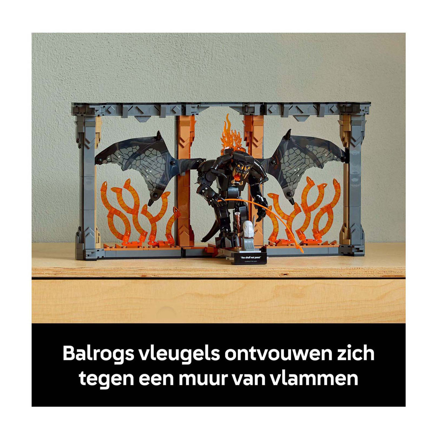 LEGO ICONS 10367 Serre-livres Le Seigneur des Anneaux Balrog