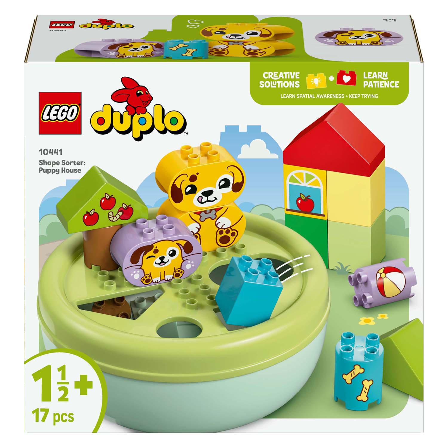 LEGO DUPLO 10441 Vormenstoof Puppyhuis