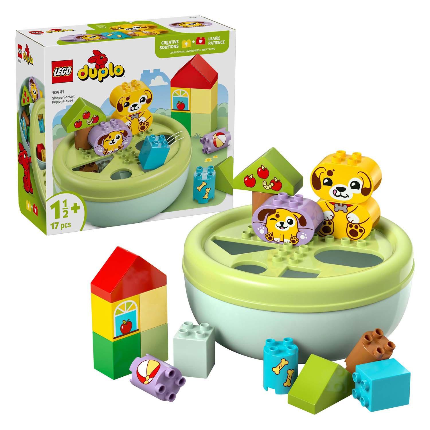 LEGO DUPLO 10441 Vormenstoof Puppyhuis