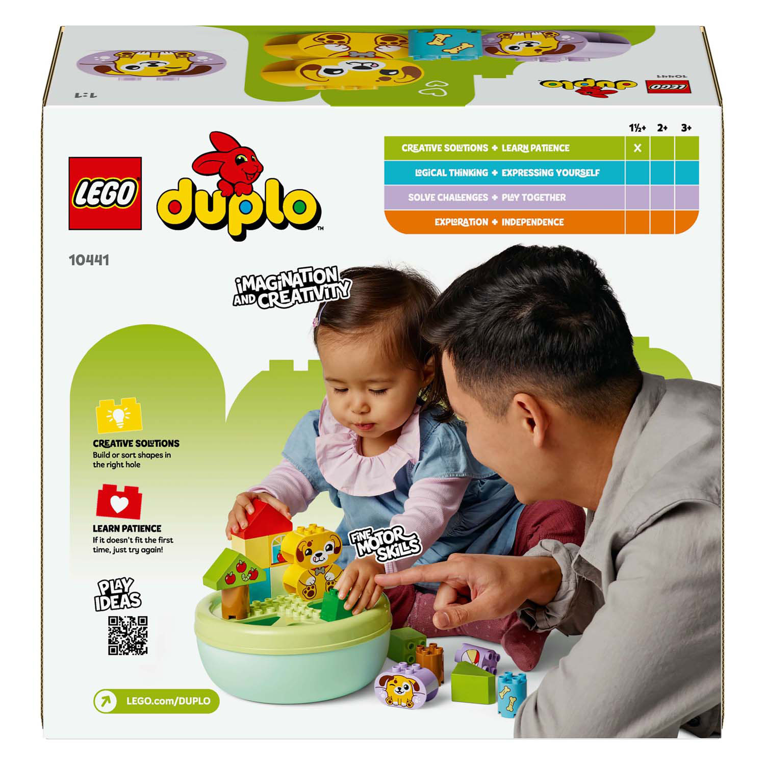 LEGO DUPLO 10441 Vormenstoof Puppyhuis