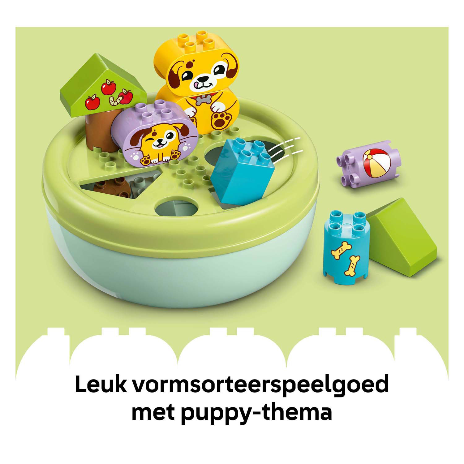 LEGO DUPLO 10441 Vormenstoof Puppyhuis