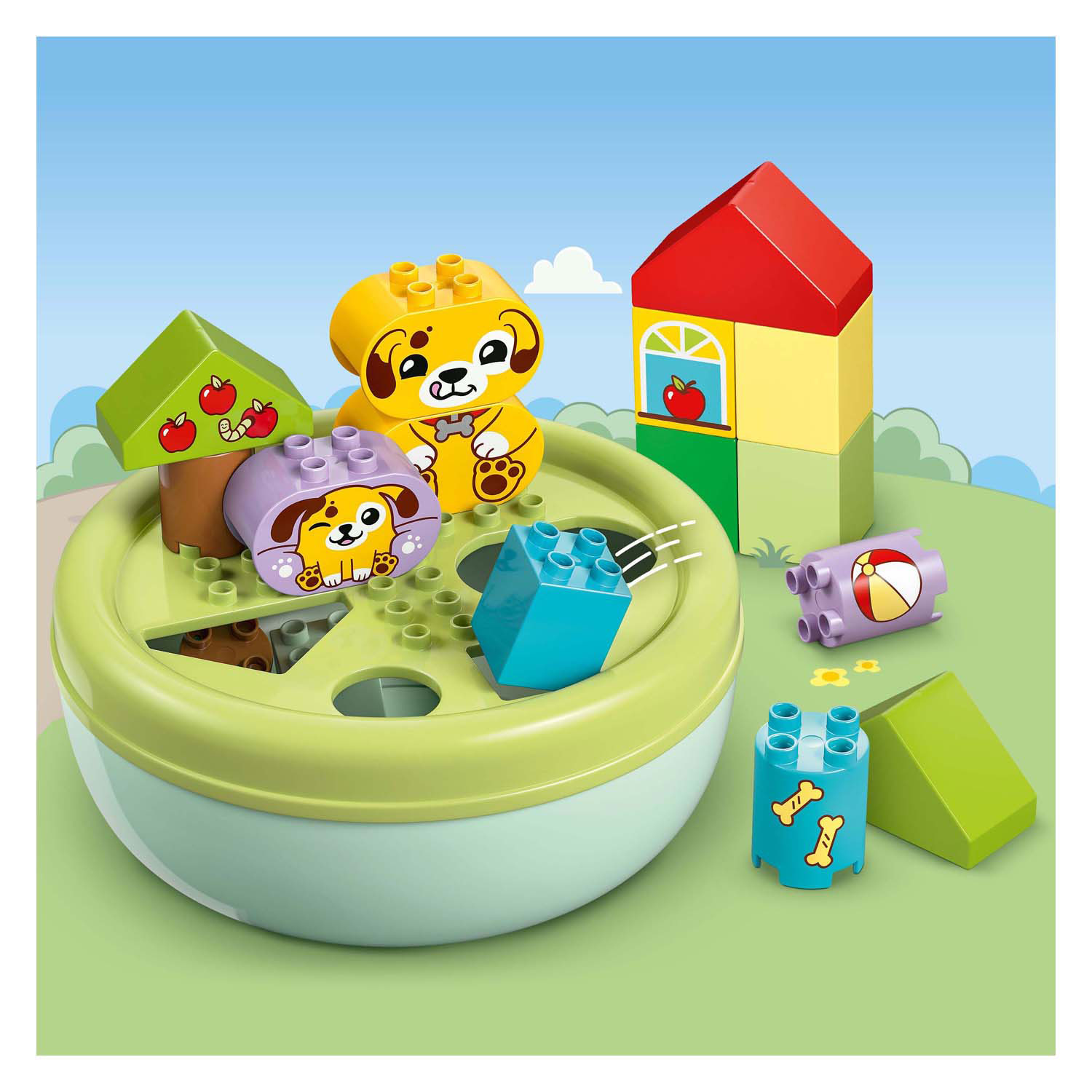 LEGO DUPLO 10441 Vormenstoof Puppyhuis