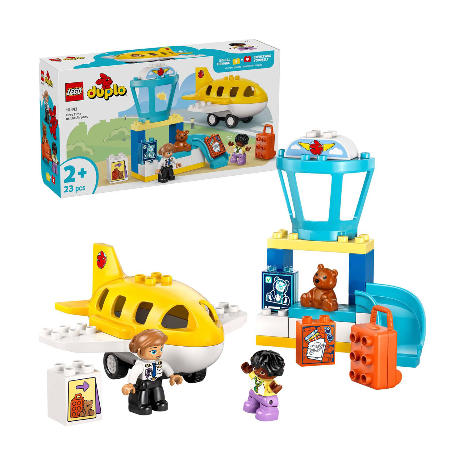 LEGO DUPLO 10443 Voor Het Eerst Op Het Vliegveld