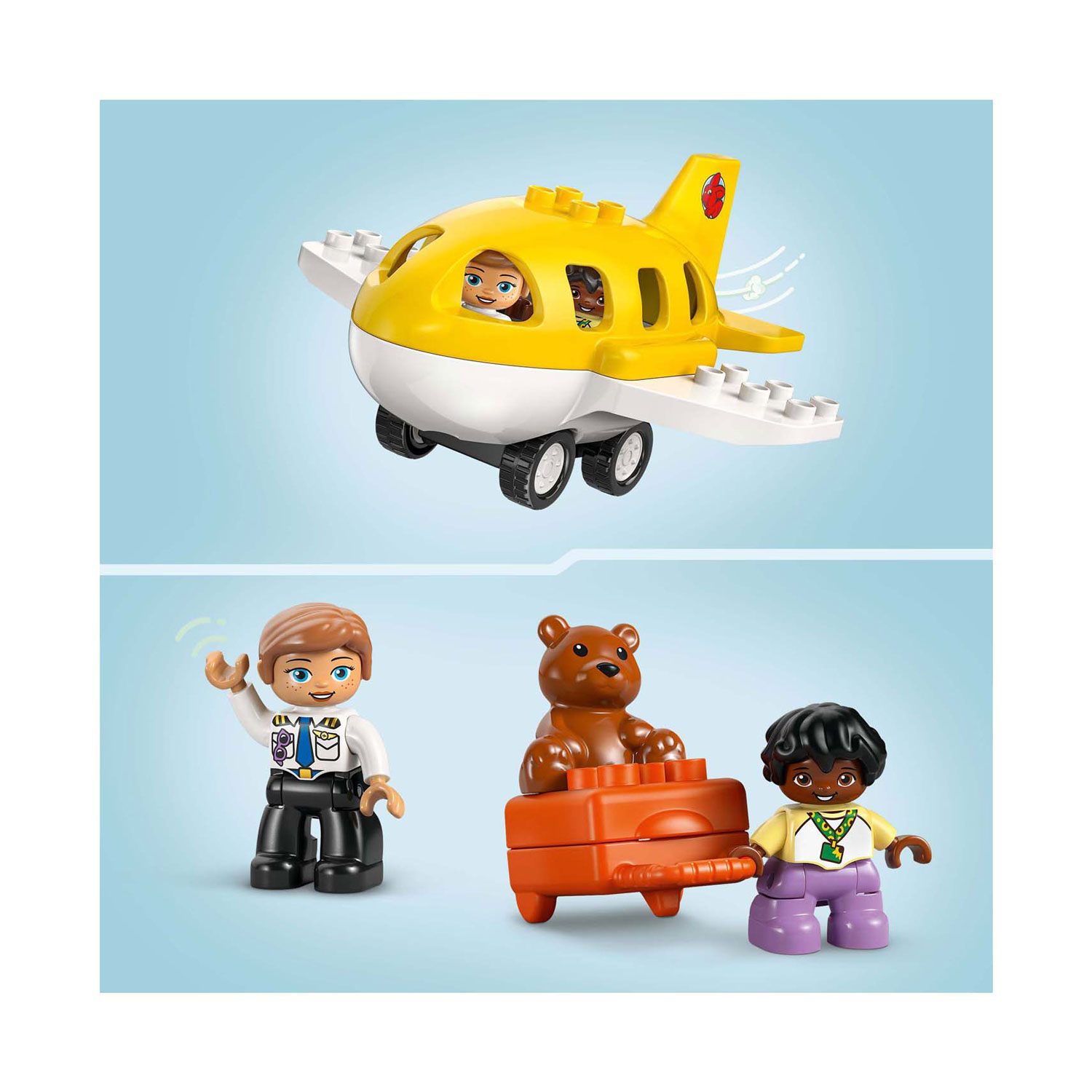 LEGO DUPLO 10443 Voor Het Eerst Op Het Vliegveld