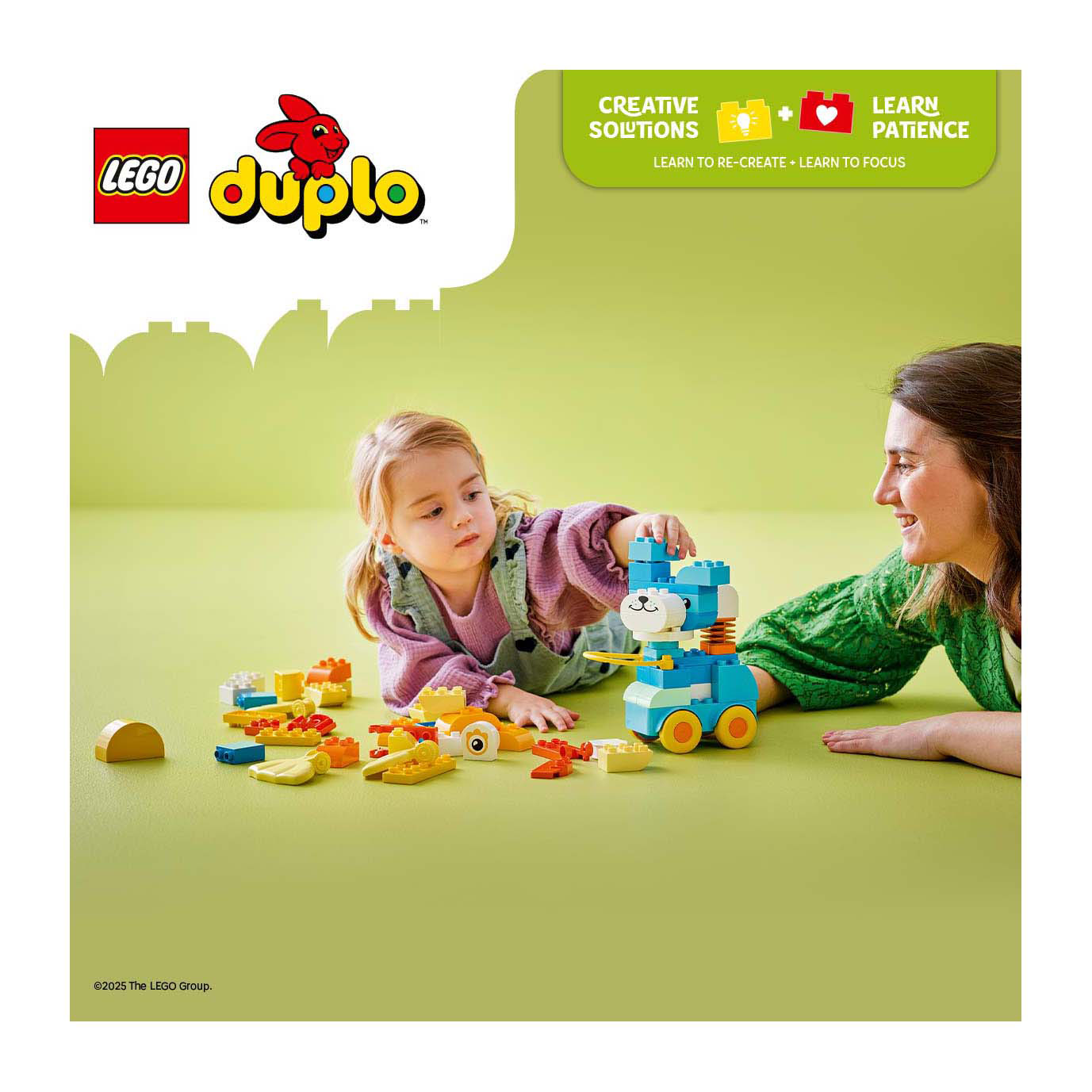 LEGO DUPLO 10448 3-in-1 Dieren op Wielen Peuterspeelgoed