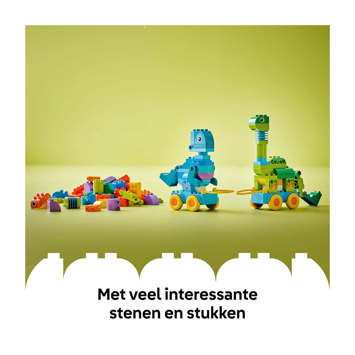 LEGO DUPLO 10451 3-in-1 Dinosaurussen op Wielen
