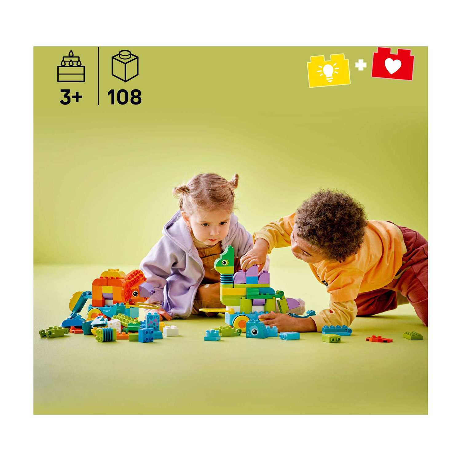 LEGO DUPLO 10451 3-in-1 Dinosaurussen op Wielen